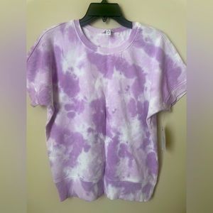 Purple Tie-dye top.